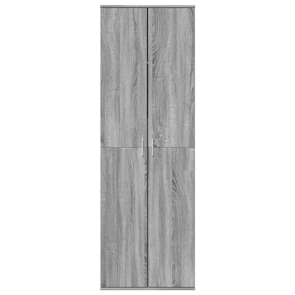 Highboard Grey Sonoma 60x35x180 cm Engineered Wood